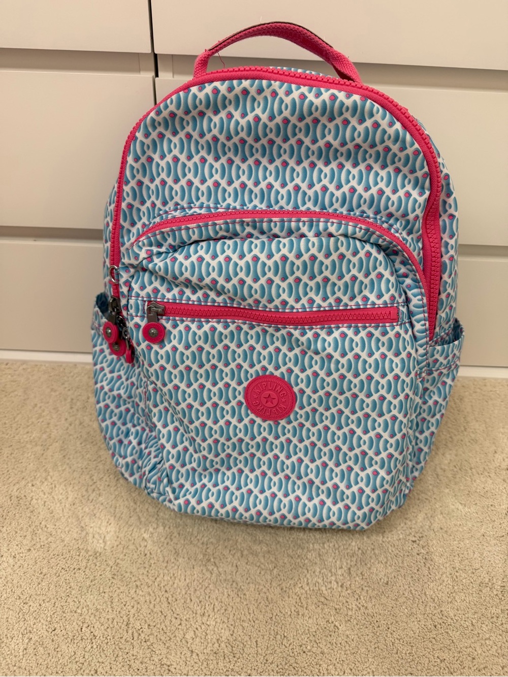 Kipling Kids Blue & Pink Patterned Backpack Set - Picture 2 of 10